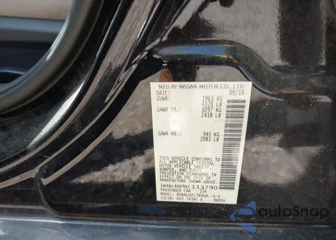 2019 Nissan Altima 2.5 Sv from USA, damaged, VIN 1N4BL4DV9KC113790